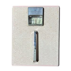 Vintage Pink Health O Meter Bathroom Scale Retro Analog